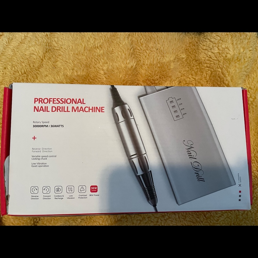 professional nail drill, portable!!!! brand new